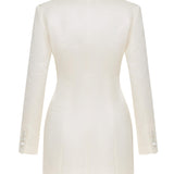 IMPULSE JACKET DRESS WHITE