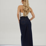 DENIM LONG SKIRT