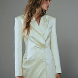 IMPULSE JACKET DRESS WHITE