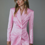 IMPULSE JACKET DRESS PINK